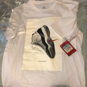 Air Jordan XI Concord Rare Nike vintage ad tshirt